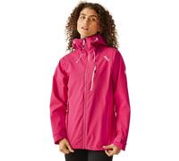 Regatta Women's Breathable Birchdale Waterproof Jacket Pink Potion White, Size: 16