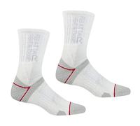 Regatta Womens/Ladies Blister Protection II Boot Socks (3 UK-5 UK) (Light Steel/White)