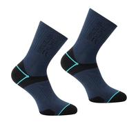 Regatta Womens/Ladies Blister Protection II Boot Socks (3 UK-5 UK) (Navy/Aruba Blue)
