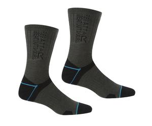 Regatta Womens/Ladies Blister Protection II Boot Socks (Black/Ash) - Size UK 3-6
