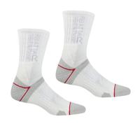 Regatta Womens/Ladies Blister Protection II Boot Socks (Light Steel/White) - Size UK 6-8
