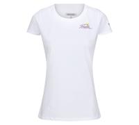 Regatta Womens Breezed IV Back Print T-Shirt - White - White - 24 UK - 100% Cotton