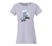 Regatta Womens/Ladies Breezed V Graphic Print T-Shirt (Wisteria) - Light Grey - Size 26 UK