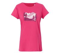 Regatta Womens/Ladies Breezed V Pine Tree T-Shirt (Pop) - Pink - Size 8 UK
