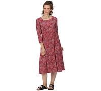 Regatta Womens/Ladies Briella Abstract Long-Sleeved Casual Dress (10 UK) (True Red)