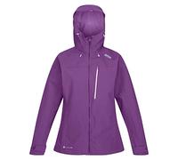 Regatta Womens Britedale Waterproof Shell Jacket Coat - Purple - Size 16 UK