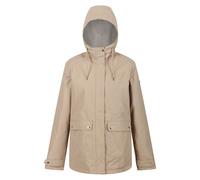 Regatta Womens/Ladies Broadia Waterproof Jacket (Barleycorn/Light Vanilla) - Khaki - Size 16 UK
