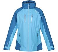 Regatta Womens/Ladies Calderdale IV Waterproof Jacket (14 UK) (Ethereal/Vallarta Blue)