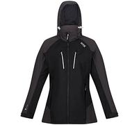 Regatta Womens/Ladies Calderdale IV Waterproof Jacket (20 UK) (Black/Ash)