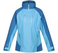 (12 UK, Ethereal/Vallarta Blue) Regatta Womens/Ladies Calderdale IV Waterproof Jacket