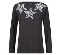 Regatta Womens/Ladies Carlene Stars Long-Sleeved T-Shirt (Dark Grey) Viscose - Size 10 UK