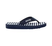 Regatta Womens/Ladies Catarina Flip Flops (Navy/White Stripe) - Size UK 4