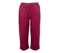(16L, Beaujolais) Regatta Womens/Ladies Chaska III Walking Capri Cropped Trousers