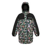 Regatta Womens/Ladies Christian Lacroix Cailar Floral Longline Waterproof Jacket (16 UK) (Black)