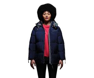 Regatta Womens/Ladies Christian Lacroix Gallican Baffled Synthetic Jacket with Butterfly Back Print Navy 20 UK