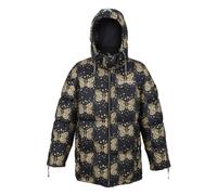 Regatta Womens/Ladies Christian Lacroix Gallican Messangers Print Baffled Padded Jacket (Black/Gold) - Size 18 UK