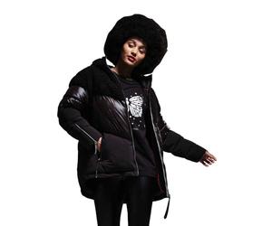 Regatta Womens/Ladies Christian Lacroix Sete Baffled Padded Jacket (12 UK) (Black)