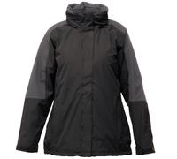 Regatta Womens/Ladies Defender III 3-In-1 Jacket (Waterproof & Windproof) (Black/Seal Grey) - Size 12 UK