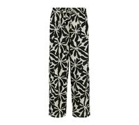 Regatta Womens Elbrie Abstract Floral Trousers - White/Black - 14 UK R - White/Black - 100% Viscose