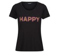 Regatta Womens/Ladies Fingal VIII Enjoy Every Moment T-Shirt / 8 UK Black RG9679