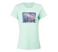 Regatta Womens/Ladies Fingal VIII Surf Print T-Shirt - Bleached Aqua - 10 UK - Bleached Aqua
