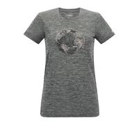 Regatta Womens Fingal World T-Shirt - Dark Storm Marl - Dark Storm Marl - 8 UK - 70% Polyester/30% Recycled Polyester