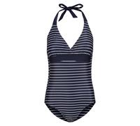 (22 UK, Navy/White) Regatta Womens/Ladies Flavia II Stripe One Piece Swimsuit