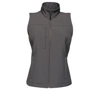 Regatta Womens/Ladies Flux Softshell Bodywarmer / Sleeveless Jacket (Water Repellent & Wind Resistant) - Grey - Size 18 UK