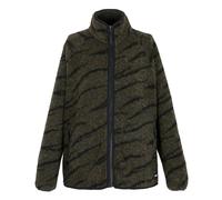 Regatta Womens/Ladies Frankie Borg Full Zip Fleece Jacket (Dark Khaki/Black) - Size 20 UK