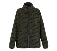 Regatta Womens/Ladies Frankie Borg Full Zip Fleece Jacket (Khaki Green/Black) - Size 18 UK