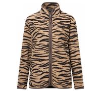 Regatta Womens/Ladies Frankie Zebra Print Borg Full Zip Flee8 UK Barleycorn RG1