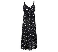 Regatta Womens/Ladies Gazania Polka Dot Lightweight Casual Dress (Black/White) Cotton - Size 14 UK