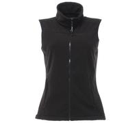 (12, Black) Regatta Womens/Ladies Haber II 250 Series Anti-pill Fleece Bodywarmer / Sleeveless Jacket
