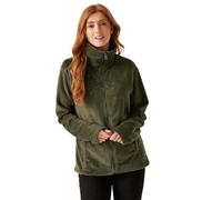 Heidy Fluffy Full Zip Fleece Regatta Green 10