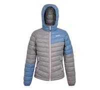 Regatta Womens/Ladies Hillpack II Hooded Padded Jacket (Heather/Coronet Blue) - Chocolate - Size 16 UK