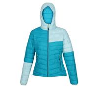 Regatta Women's Hillpack II Hooded Padded Jacket - Tahoe Blue/Bleached Aqua - Tahoe Blue/Bleached Aqua - 16 UK