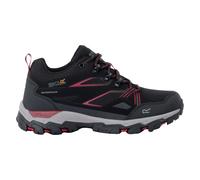 Regatta Womens/Ladies Holcombe III Low Walking Shoes (Black/Beaujolais) - Size UK 6.5