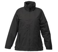 Regatta Womens/Ladies Waterproof Windproof Jacket (Fleece Lined) (Black) - Size 14 UK