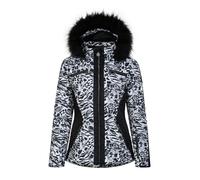 Regatta Womens/Ladies Julien Macdonald Mastery Animal Print Ski Jacket - White/Black - White/Black - 8 UK