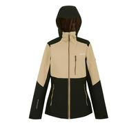 Regatta Womens/Ladies Kelora Insulated Waterproof Jacket - Black/Warm Taupe - 14 UK - Black/Warm Taupe