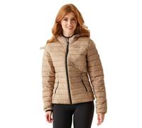 Regatta Womens/Ladies Marizion Hooded Padded Jacket (10 UK) (Warm Taupe/Bueno)