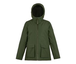 Regatta Womens/Ladies Melane Insulated Waterproof Jacket (Dark Khaki/Black) - Size 16 UK