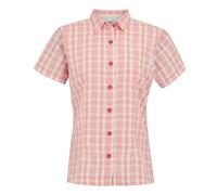 Regatta Womens/Ladies Mindano VIII Checked Short-Sleeved Shirt (Peach Bloom) - Size 10 UK