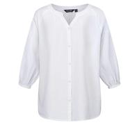 Regatta Womens/Ladies Natuna Lightweight Shirt - White - 12 UK - White - 80% Cotton/20% Linen