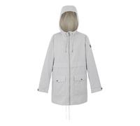 Regatta Womens/Ladies Navaeh Linear Waterproof Jacket (Drizzle) - Light Grey - Size 8 UK