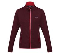 Regatta Womens/Ladies Newhill Marl Full Zip Fleece Jacket (Burgundy/Rumba Red) - Size 10 UK