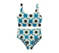 Regatta Womens/Ladies Orla Kiely Daisy & Tall Flowers Reversible Bikini Set (Blue/Navy) material_Synthetic - Size 18 UK
