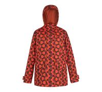 Regatta Womens Orla Kiely Floral Mid Length Waterproof Jacket - Red/Burnt Henna - 14 UK - Red/Burnt Henna