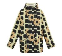 Regatta Womens/Ladies Orla Kiely Giant Square Flower Mid Length Waterproof Jacket (Monochrome) - Black/White - Size 20 UK