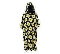 Regatta Womens/Ladies Orla Kiely II Spinning Flower Towelling Robe (Black) - Size Small/Medium